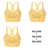 Lalall 3 Pieces Bras For Women Underwear Sexy Lingerie Add pad Bra Seamless Push Up Tops Bralette Brassiere Wireless Sports Vest