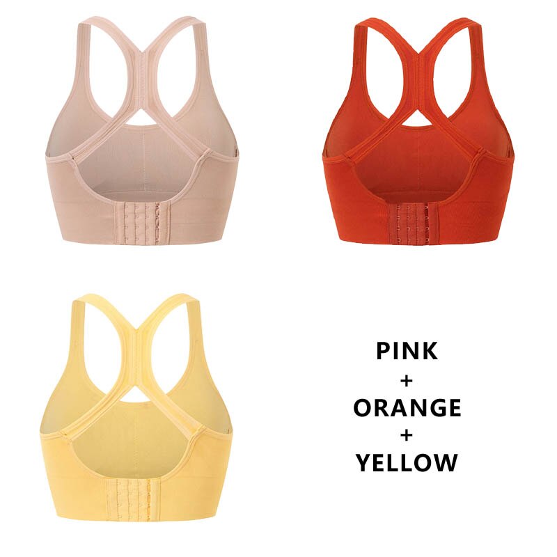 Lalall 3 Pieces Bras For Women Underwear Sexy Lingerie Add pad Bra Seamless Push Up Tops Bralette Brassiere Wireless Sports Vest