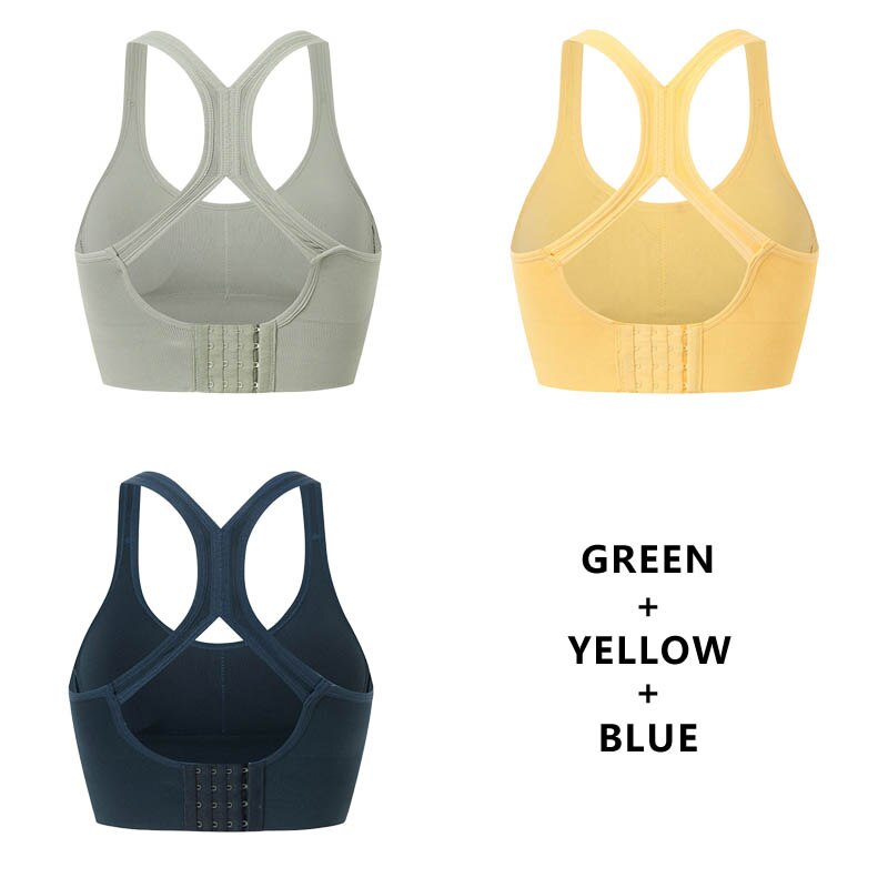 Lalall 3 Pieces Bras For Women Underwear Sexy Lingerie Add pad Bra Seamless Push Up Tops Bralette Brassiere Wireless Sports Vest