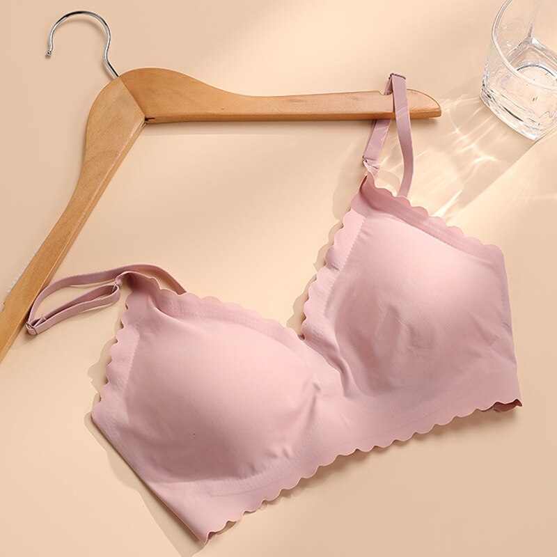 Women Fashion Seamless Bras for Wireless Underwear Sleep Removable Padded Bralette No Wire Comfort Intimate