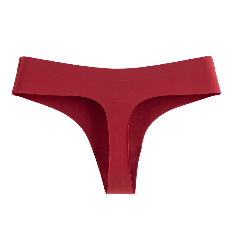 Women Fashion Thongs G String Seamless Panties Low-Rise Ladies T-Back Comfortable Lingerie Female Underwear