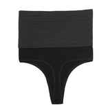 Lalall Women High Waist Shaping Thong Breathable Body Shaper Slimming Tummy Underwear Butt Lifter Seamless Panties Shaperwear