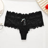 Women Fashion Lace Panties Low-Rise Temptation Lingerie Female G String Transparent Underwear Embroidery Briefs Intimates