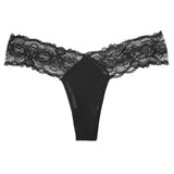 Lalall Women Sexy Lace Panties Low-waist G String Thong Underwear Female Temptation Breathable Lingerie Ultra Thin Intimates
