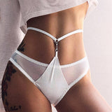 Lalall Women Sexy Straps Panties Low-waist Underwear Female G String Breathable Comfort Lingerie Temptation Thin Belt Intimates