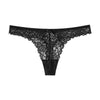 Women Fashion Lingerie Lace Embroidery Underwear Femal T-Back Thong Sheer Panties Hollow Out Transparent Knickers