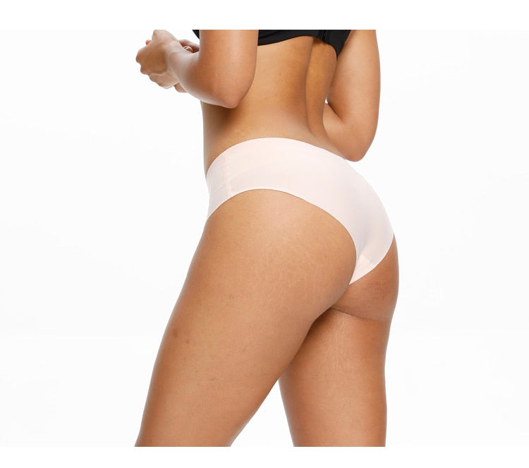 Women Fashion 3Pcs/Lot Seamless Panty Set Underwear Female Comfort Intimates Fashion Low-Rise Briefs Panties Lingerie