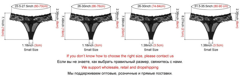 Women Fashion Lace Panties Low-Waist Underwear Thong Female G String Breathable Lingerie Temptation Embroidery Intimates