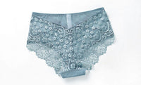 Women Fashion Lace Push Up Bra Set Brassiere High-Waist Panties Set Classic Breathable Ultra-thin Lingerie