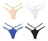 Lalall 3Pcs/Lot Women Cotton Panties Sexy G-String Thong Hollow Out Underwear Bandage Seamless Soft Knickers Lingerie Intimates