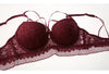 Women Fashion Bandage Lingerie Push Up Bra Set Embroidery Lace Underwear Set Beauty Back Bra Panties Sets