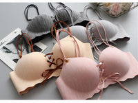 Women Fashion Super Push Up Bras Seamless Underwear Wire Free Female Bralette Beauty Back Lingerie Ladies Brassiere