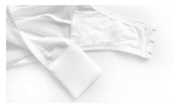 Lalall New Sexy Push Up Underwear Lace Corset Women Elasticity Transparent Underwear Hollow Out Gather Bustier Bodysuit Lingerie
