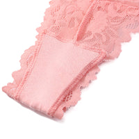 Women Fashion 3 Pcs/Lot G String Lace Panties Lingerie Temptation Low-waist Thong Underwear Female Transparent T-Back Intima