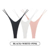 Women Fashion 3PCS/Set Low Waist Thong Pantie Seamless Thin Rope Underwear Female G String Lingerie Temptation Bikini