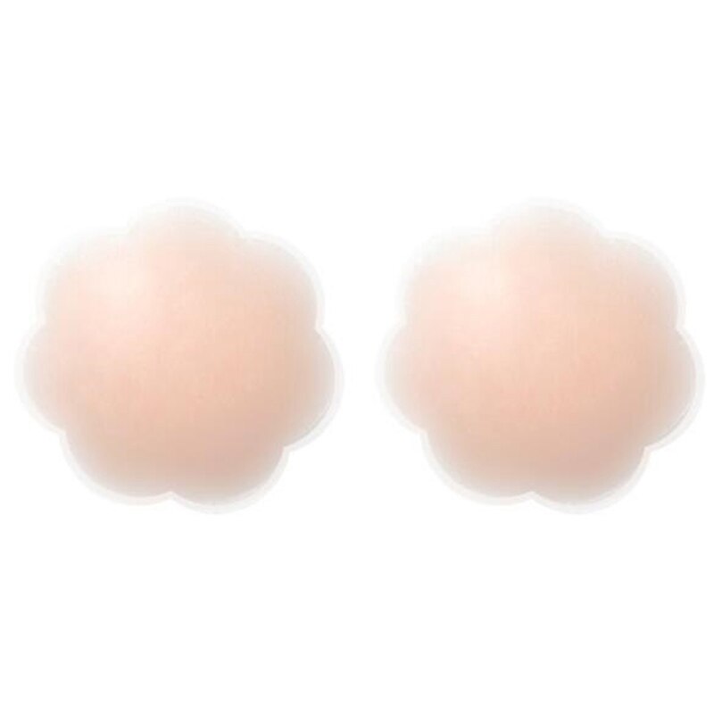 Women Fashion Chest Paste Reusable Silicone Breast Petals Bra Flower Invisible Nipple Stickers Prevent Dew Point Chest Accessories