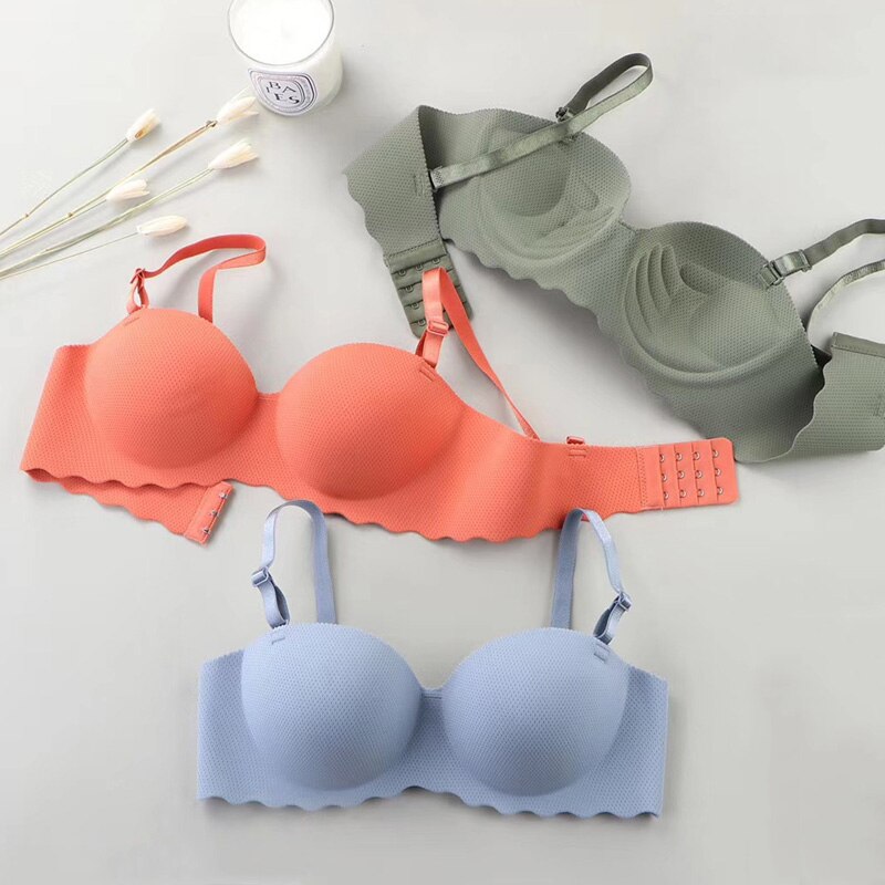 Lalall Fashion Sexy Bras Lingerie for Women Push Up Lingerie Seamless Bralette Wire Free Brassiere Female Underwear Intimates