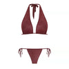 Women Fashion Bikini Sets Swimsuit Tie Side G-String Thong Swimwear Female Bandage Beach Wear