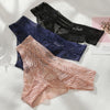 Women Fashion Panties Lace Low-waist Briefs Female Hollow Out Underwear G String Lingerie Transparent Underpant