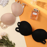 Lalall Sexy Women Strapless Bra Romantic Temptation Push Up Invisible Bralette Non-slip Breast Backless Brassiere Lingerie Tops