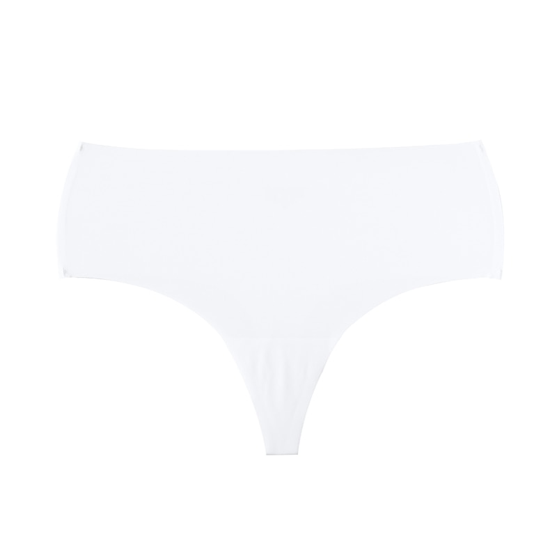 Women Fashion Panties Traceless Ice Silk Underwear High Waist G String Thong Comfortable Bikini Female Lingerie