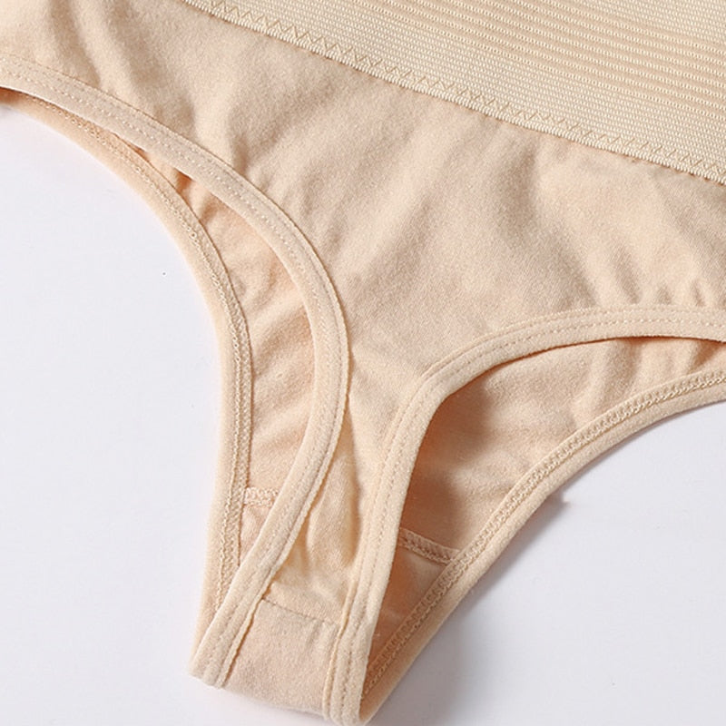 Lalall Women High Waist Shaping Panties Breathable Body Shaper Slimming Tummy Underwear Butt Lifter Seamless Plus Size Shaperwea