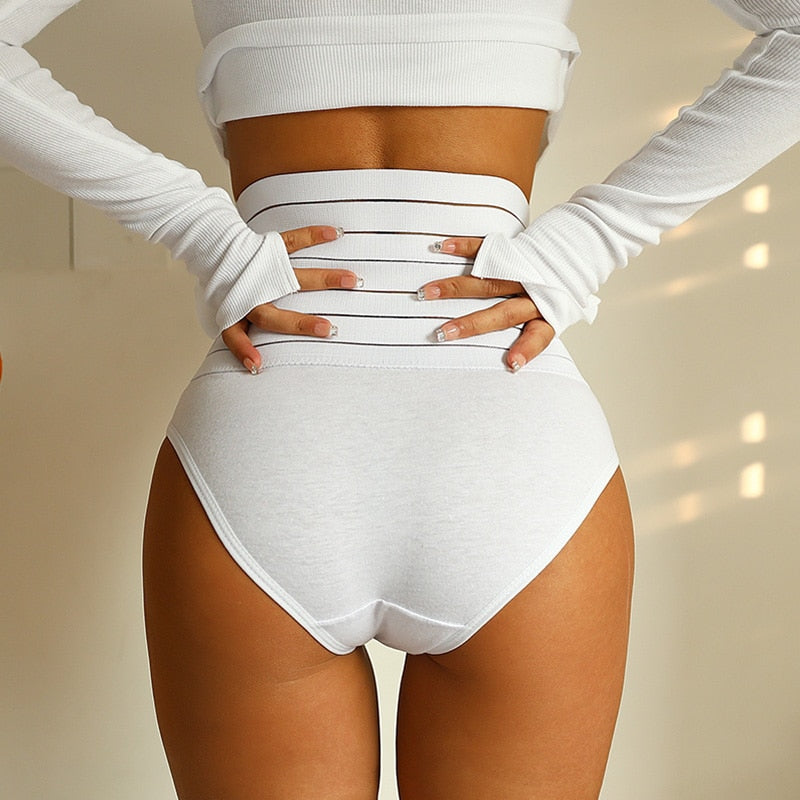 Lalall Women High Waist Shaping Panties Breathable Body Shaper Slimming Tummy Underwear Butt Lifter Seamless Panties Shaperwear