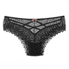Women Fashion Hollow Out Lace Lingerie Seamless Panties Cross Straps Low-Rise Briefs Female Temptation G String Underwear