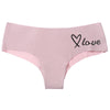 Women Fashion Seamless Panty Underwear Female Comfort Heart Intimates Low-Rise G String Briefs Lingerie