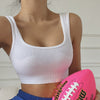 Women Fashion Bras Seamless Thread Sport Yoga Vest Tops Underwear Fitness Lounge Tank Wireless Soft Brassiere Lingerie