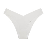 Women Fashion Ice Silk Panties Low-Rise No Trace Lingerie Female Classic G String Underwear V Type Thong Intimate