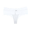 Women Fashion Lace Panties Bow Low-Rise Temptation Lingerie Female G String Transparent Underwear Embroidery Thong Intimates