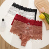 Women Fashion Lace Panties Bow Low-Rise Temptation Lingerie Female G String Transparent Underwear Embroidery Thong Intimates