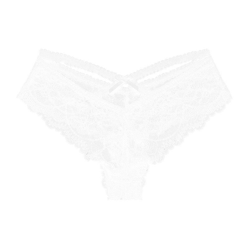 Lalall Women Sexy Lace Panties Low-Rise Hollow Out Lingerie Female G String Underwear Comfortable transparent Thong Intimates