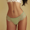 Women Fashion Lace Panties Low-Rise Temptation Thong Lingerie Female G String Breathable Underwear Ice Silk Intimates