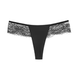 Lalall Women Sexy Lace Panties Low-Rise Temptation Thong Lingerie Female G String Breathable Underwear Ice Silk Intimates