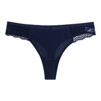 Women Fashion Lace Panties Low Waist Comfortable Thread Lingerie Female G String T-back Underwear Transparent Intimates