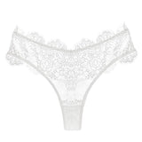 Lalall Women Sexy Lace Panties Low-waist Hollow Out Underwear Thong Female G String Transparent Lingerie Temptation Intimates