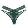 Women Fashion Lace Panties Low-Waist Temptation Lingerie Ladies Cross Strap G String Thong Hollow Out Underwear