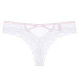 Lalall Women Sexy Lace Panties Transparent Low-waist Underpant Hollow Out Thong Female Seamless G-string Underwear Lingerie