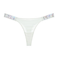 Women Fashion Low Waist Thong Pantie Seamless Letter Underwear Female G String Lingerie