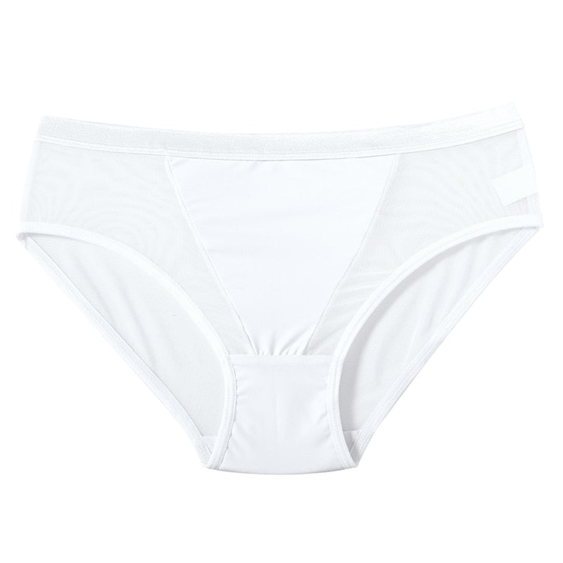 Women Fashion Panties Seamless Transparent Lingerie Female Low Waist Briefs Underwear G-String Temptation Intimates