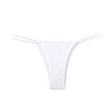 Lalall Women Sexy Straps Panties Low-waist Underwear Female G String Breathable Lingerie Temptation Thin Belt Intimates