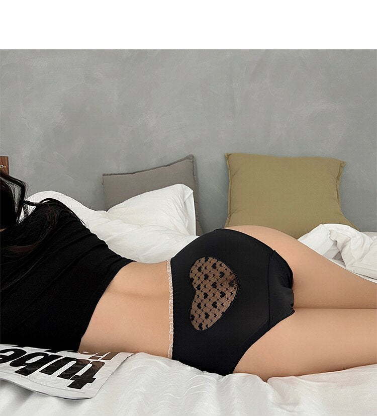 Lalall Sexy Panties Female Briefs Hollow Out Lingerie Embroidery Transparent Panty Sweet Women Underwear Soft Underpants