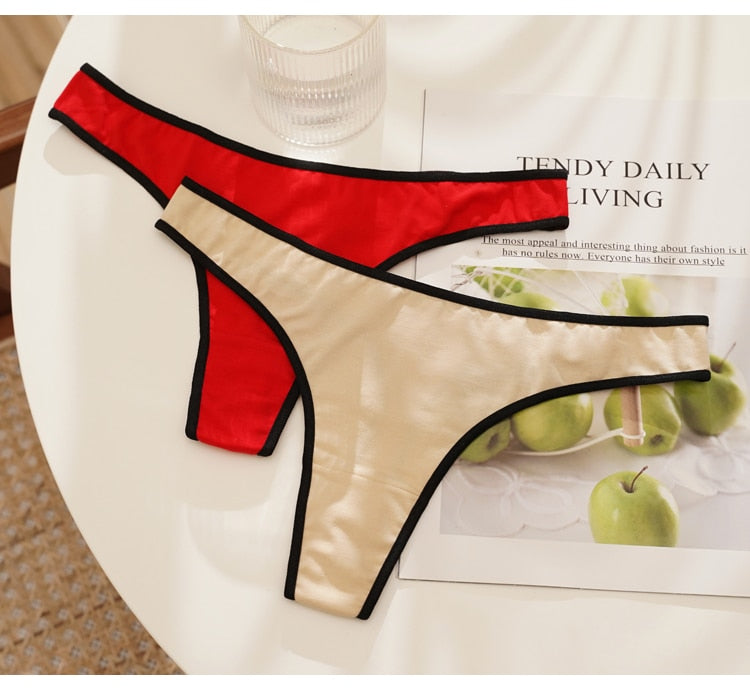 Lalall Sexy Panties Women Cotton Underwear Female Low-waist G String Sport Thong Soft Elasticity Lingerie Intimates S-XXL