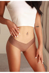Women Fashion Ice Silk Panties Low-Rise No Trace Lingerie Female G String Underwear Thong Intimates