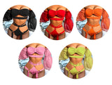 Lalall Top Strapless Bra Set Lingerie Sexy French Underwear Wireless Intimate Push Up Bra Garters 2 Piece Erotic Woman Underwear
