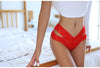 Women Fashion Mid Waist Underwear Seamless Lace Panties Female G String Transparent Lingerie Temptation Hollow Out Thong