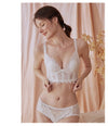 Women Fashion French Classic Bra Set Embroidered Lace Underwear  Ultra Thin Push Up Brassiere Lingerie Gather Underwire