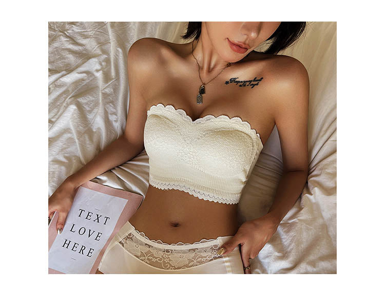 Lalall Strapless Bra for Woman Invisible Tube Seamless Breathable Wireless Wedding Brassiere Push Up Bras Sexy Female Lingerie